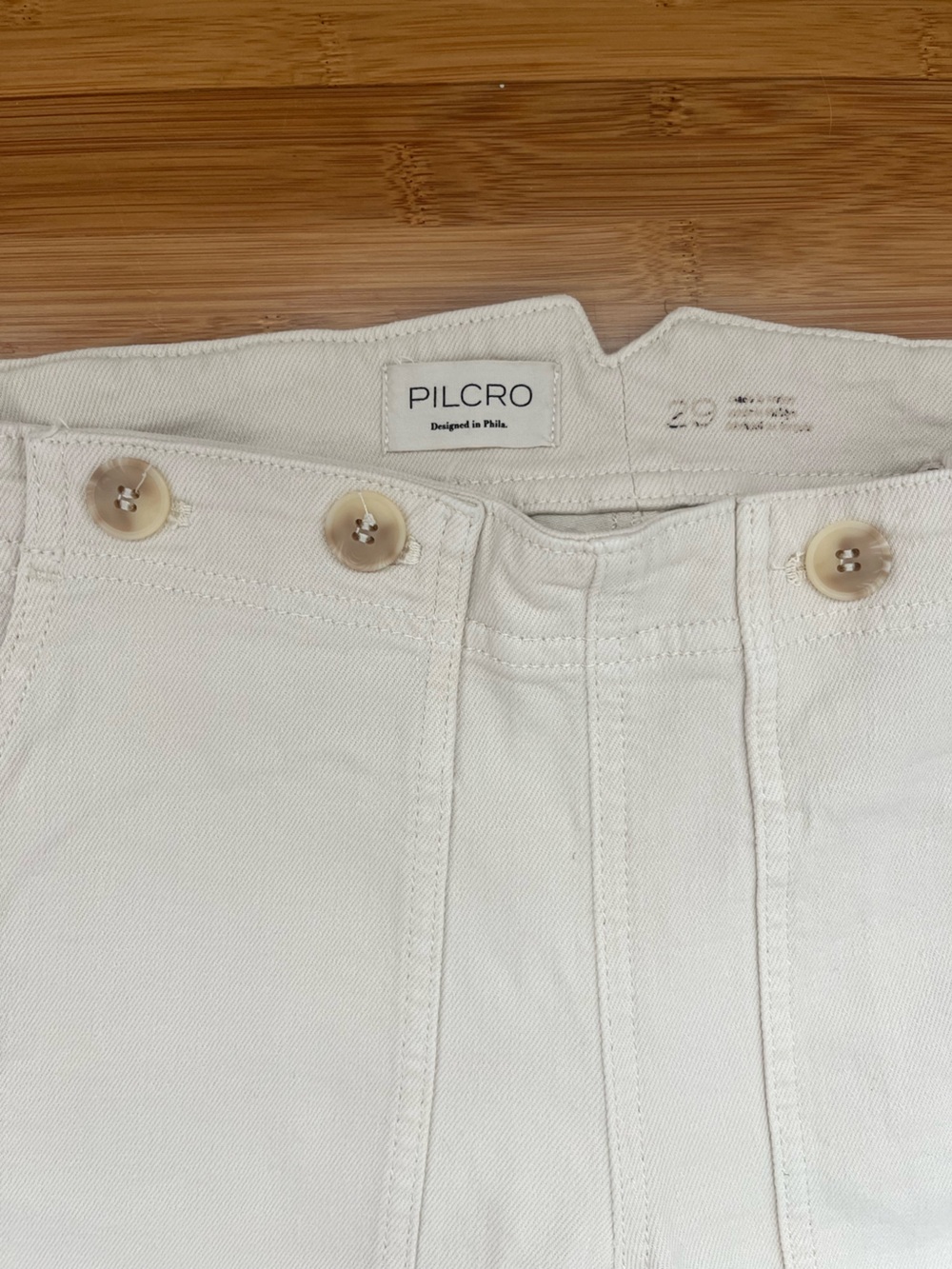 Pilcro Cropped Wide-Leg Pants Size 29 - Picture 2 of 6
